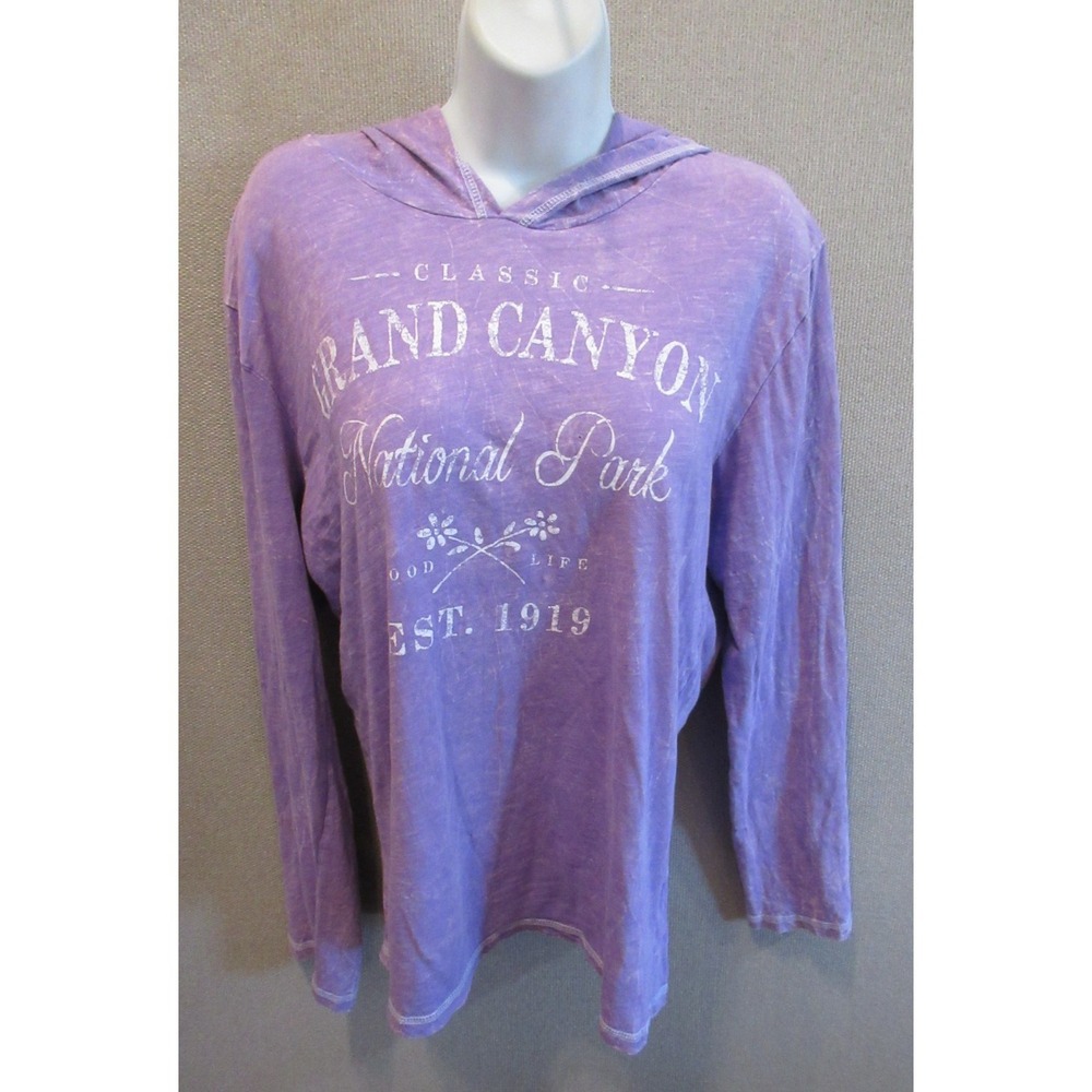 Womens EMI Grand Canyon Hooded Shirt Size XL